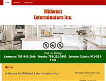 Tablet Screenshot of mwexterminators.com